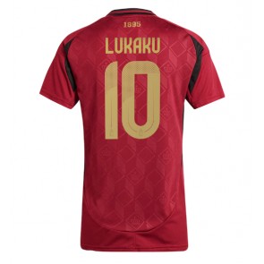 Billiga Belgien Romelu Lukaku #10 Hemmatröja Dam EM 2024 Kortärmad